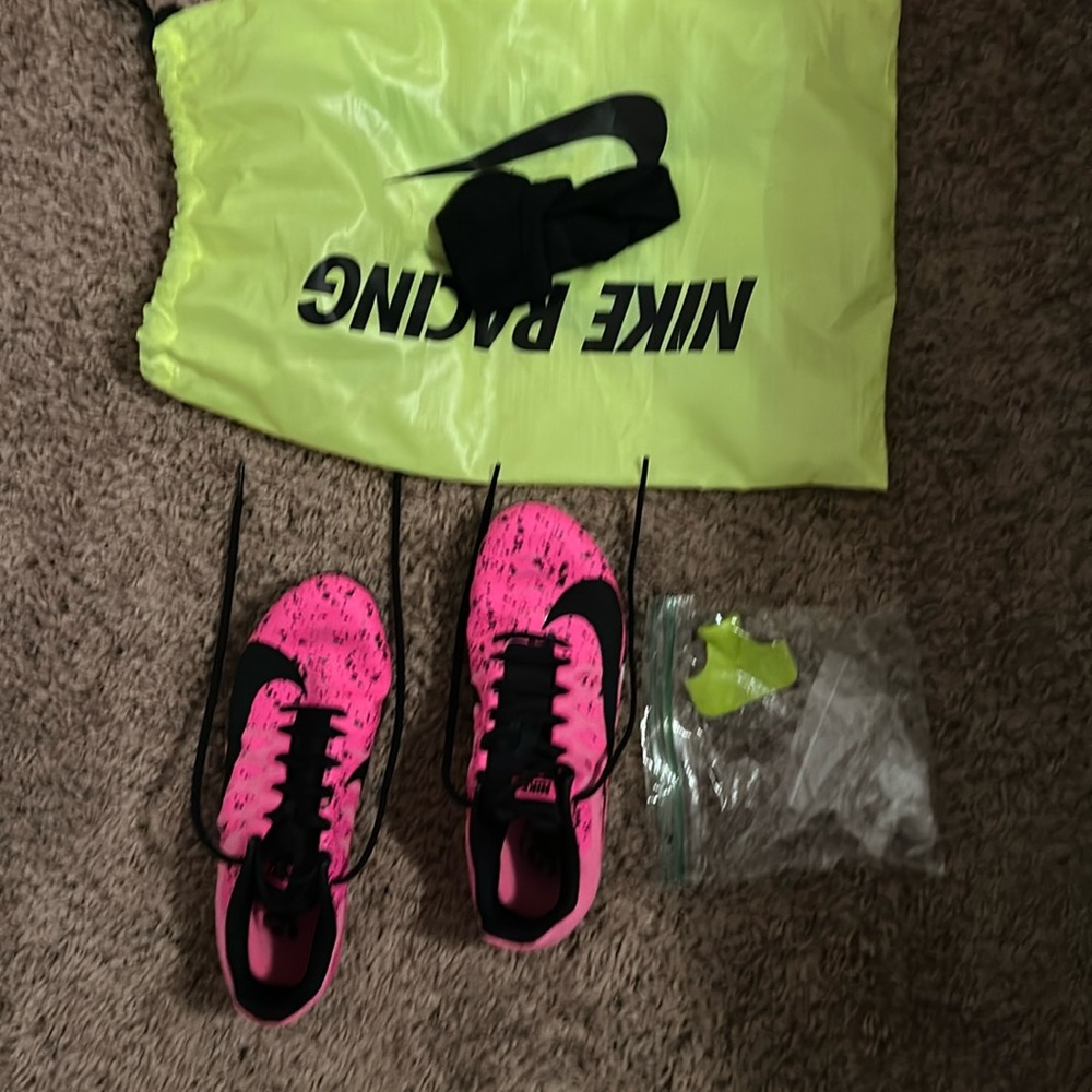 Nike Sprinting Spike Shoes with Socks